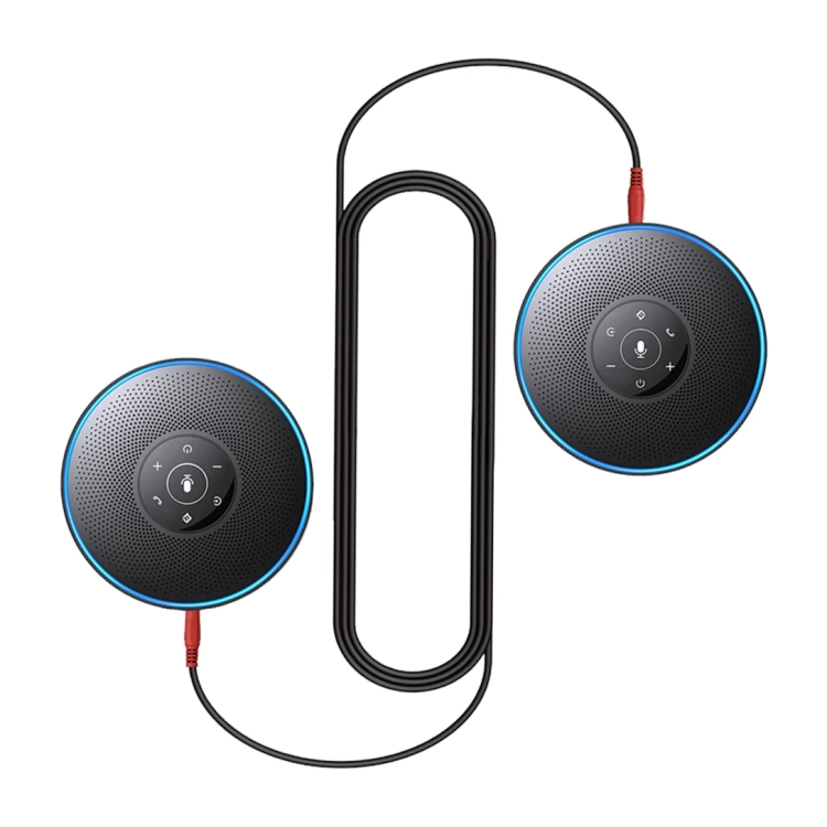 Zestaw EMEET OfficeCore M220: dwa głośniki M2 połączone kablem Daisy Chain
