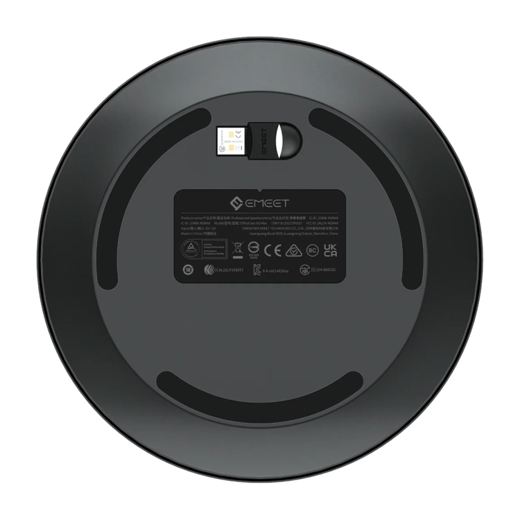 Spód EMEET OfficeCore M2 Max z adapterem w schowku