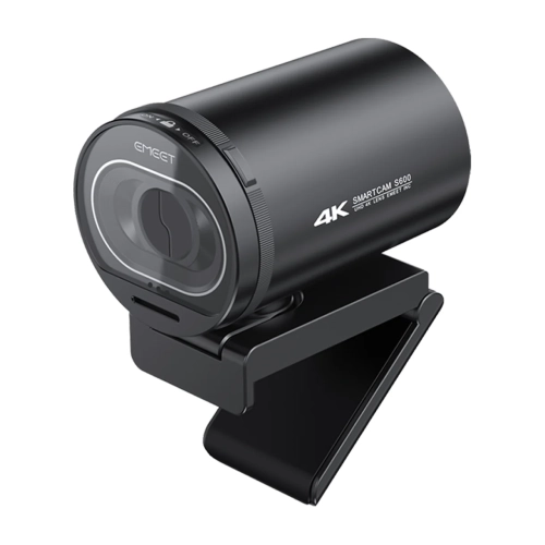 Kamera internetowa EMEET SmartCam S600 na klipsie, widok z ukosa