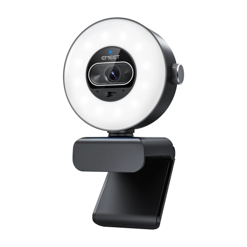 Kamera EMEET SmartCam S600L z białą lampą pierścieniową