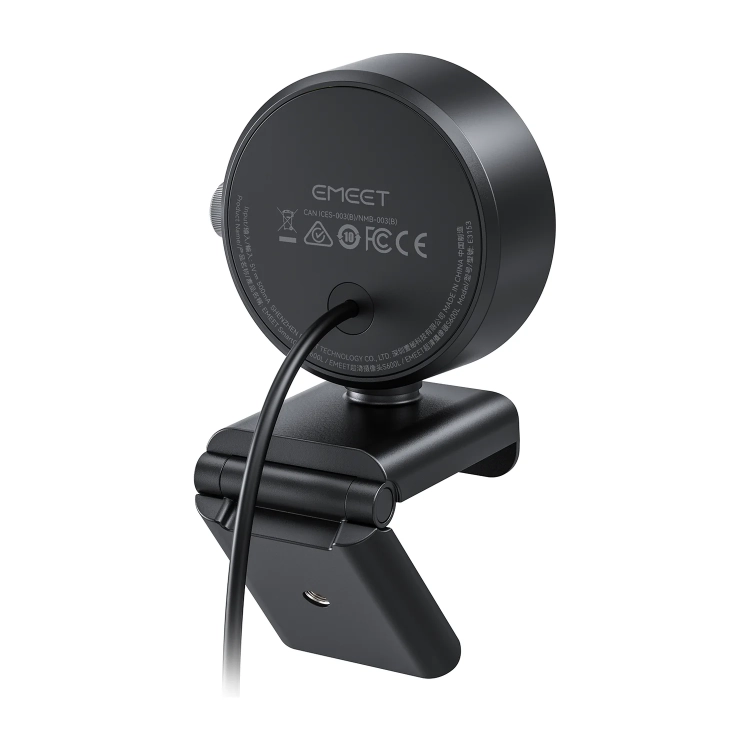 Tył EMEET S600L z kablem USB-C