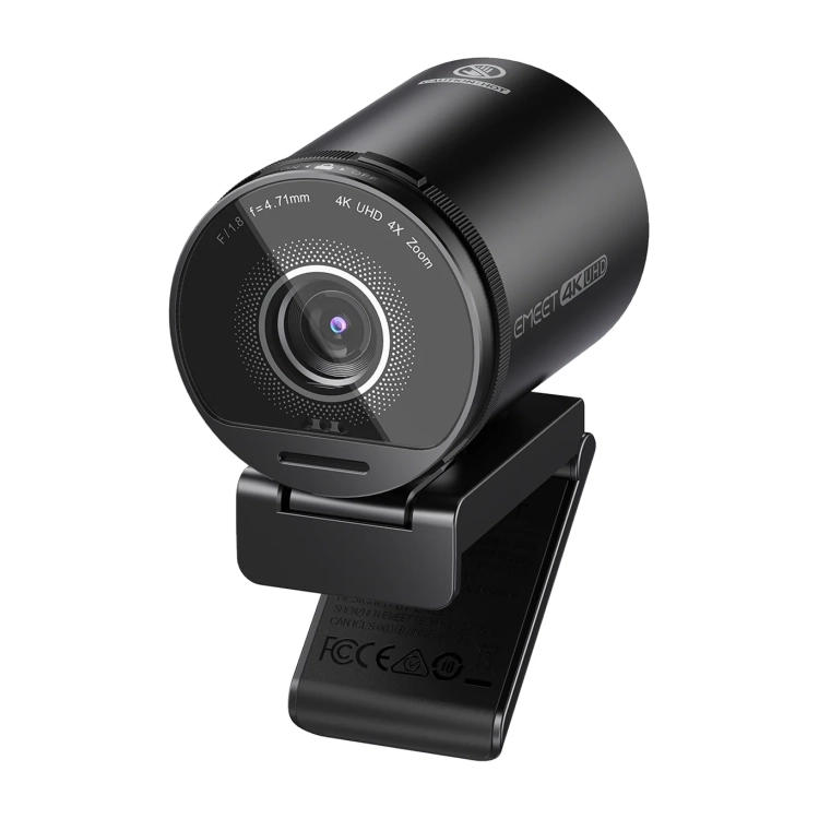 Kamera internetowa EMEET SmartCam S800 pod kątem na klipsie