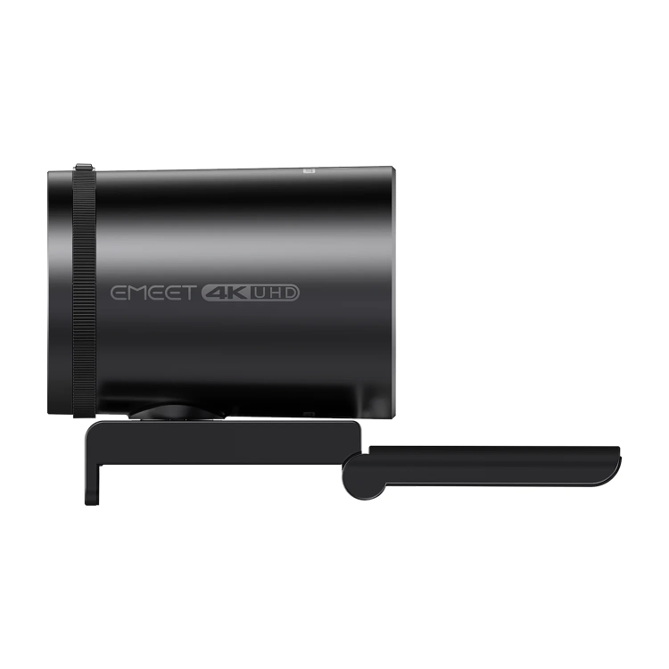 EMEET S800 z boku, klips na monitor
