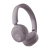 JLab Go Lux ANC Mauve pod kątem, muszla z logo