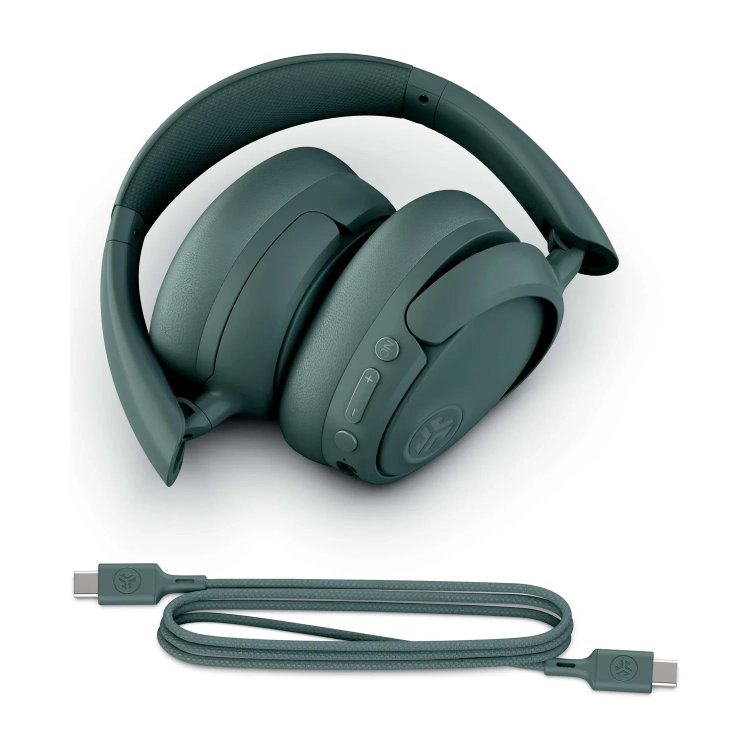 Złożone słuchawki JLab JBuds Lux ANC Sage z kablem USB-C