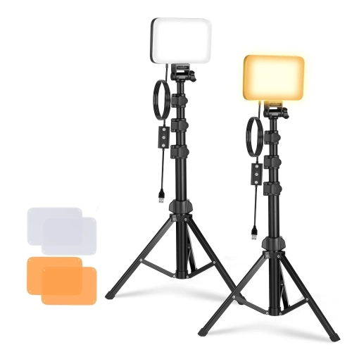 Zestaw dwóch lamp NEEWER BASICS BP66 na statywach z filtrami magnetycznymi
