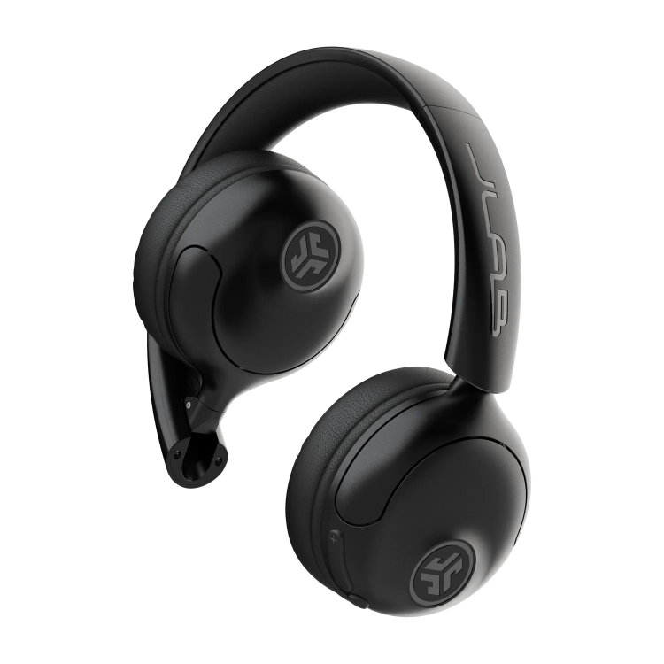 JLab Studio 2 Wireless czarne z obróconą muszlą
