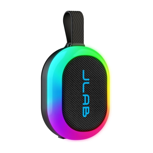 Głośnik Bluetooth JLab Pop Party czarny z kolorowym podświetleniem RGB