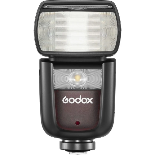 Lampa błyskowa Godox V860III do Olympus na wprost z lampą modelującą LED