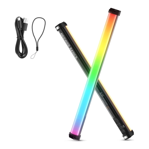 Dwie różdżki NEEWER BASICS SL50 z kablem USB i smyczą