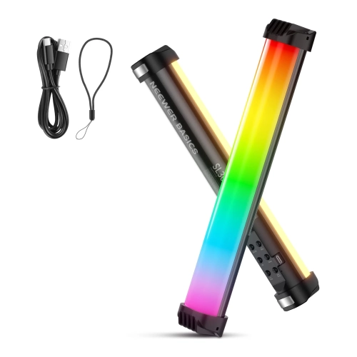 Dwie różdżki NEEWER BASICS SL30 z kablem USB i smyczą