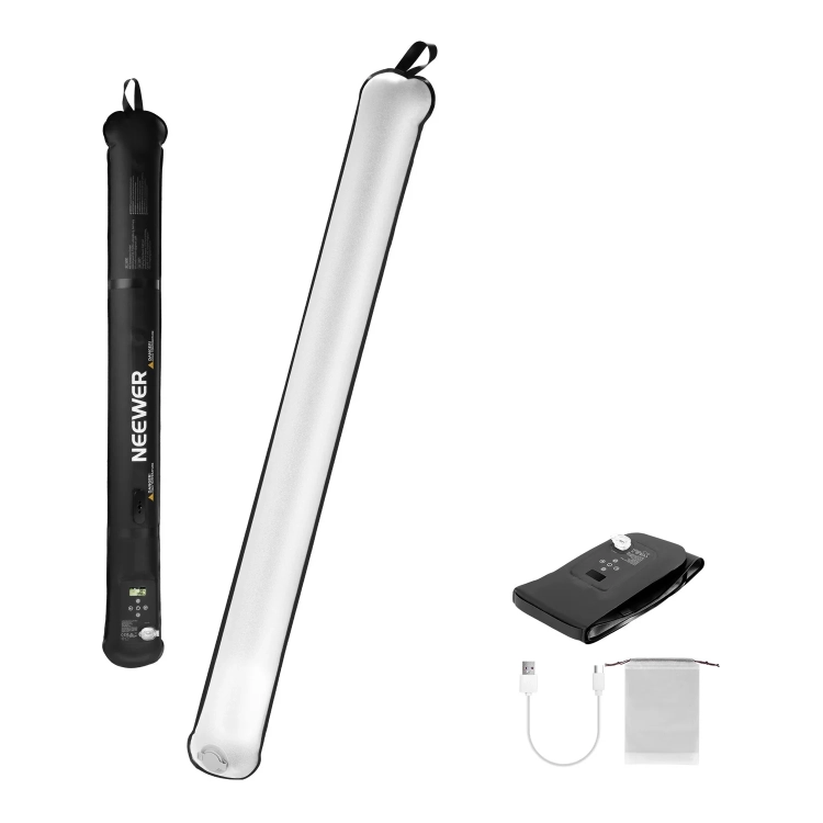 Nadmuchiwana lampa NEEWER GC21B z podstawką magnetyczną, kablem i torbą