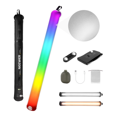 Zestaw NEEWER GC30C: lampa, podstawka magnetyczna, pompka, kabel USB-C i torba