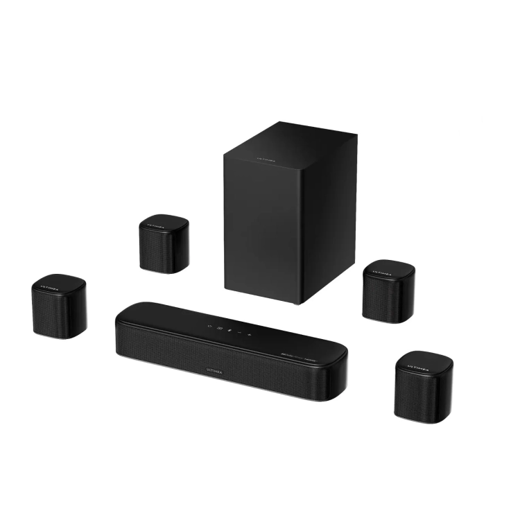 Soundbar Ultimea Aura S5T z subwooferem 5,25 cala i czterema głośnikami surround