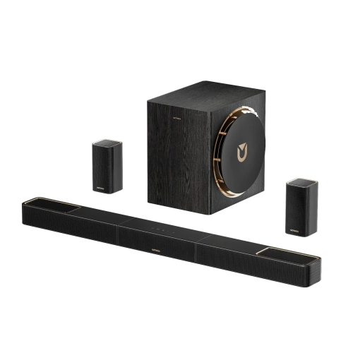 Soundbar Ultimea Skywave X50 z subwooferem 8 cali i dwoma bezprzewodowymi głośnikami tylnymi