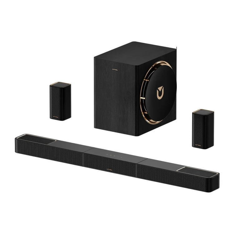 Soundbar Ultimea Skywave X60 z subwooferem 8 cali i dwoma bezprzewodowymi głośnikami tylnymi