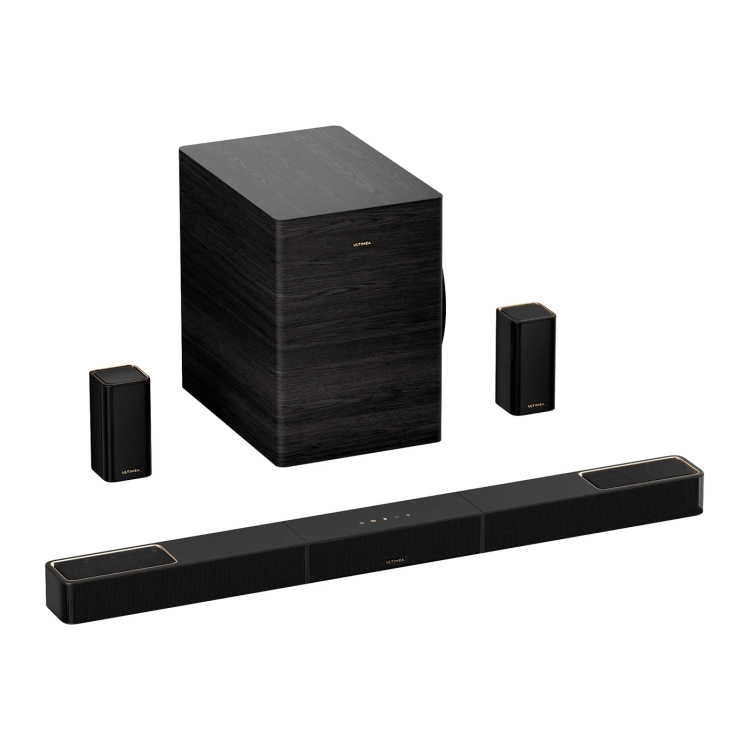 Soundbar Ultimea Skywave X70 z dużym subwooferem 10 cali i dwoma głośnikami tylnymi