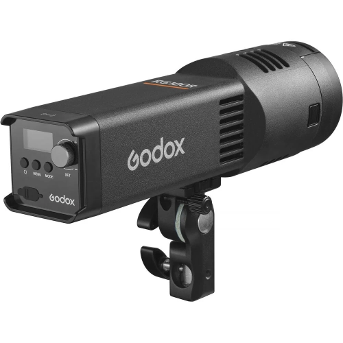 Lampa LED Godox RS100R od tyłu pod kątem z ekranem