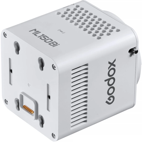Lampa LED Godox ML150Bi od tyłu ze złączem adaptera