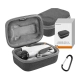 Otwarte etui Sunnylife z dronem DJI Mini 3 Pro w środku i karabińczykiem