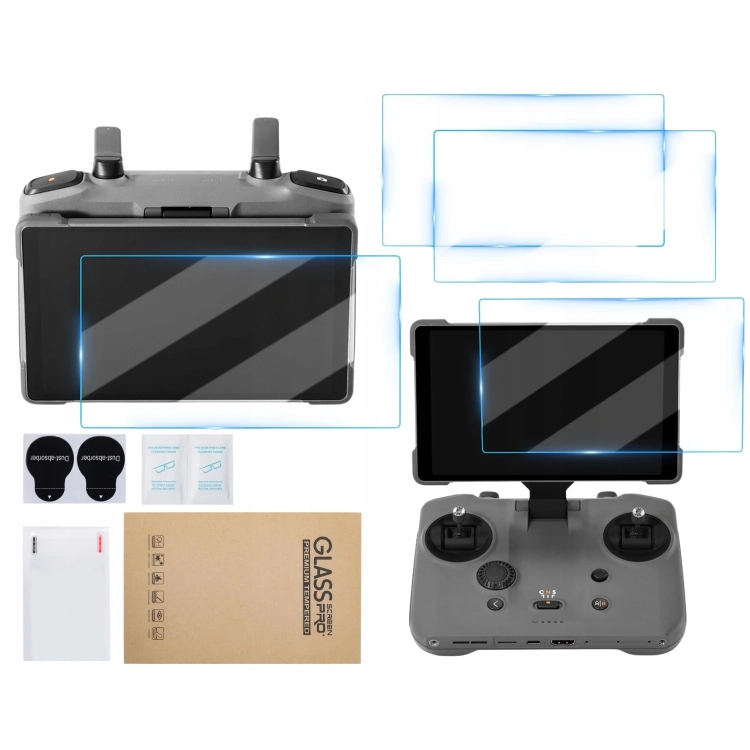 Szkła hartowane STARTRC na ekran kontrolera DJI RC Pro z akcesoriami do montażu