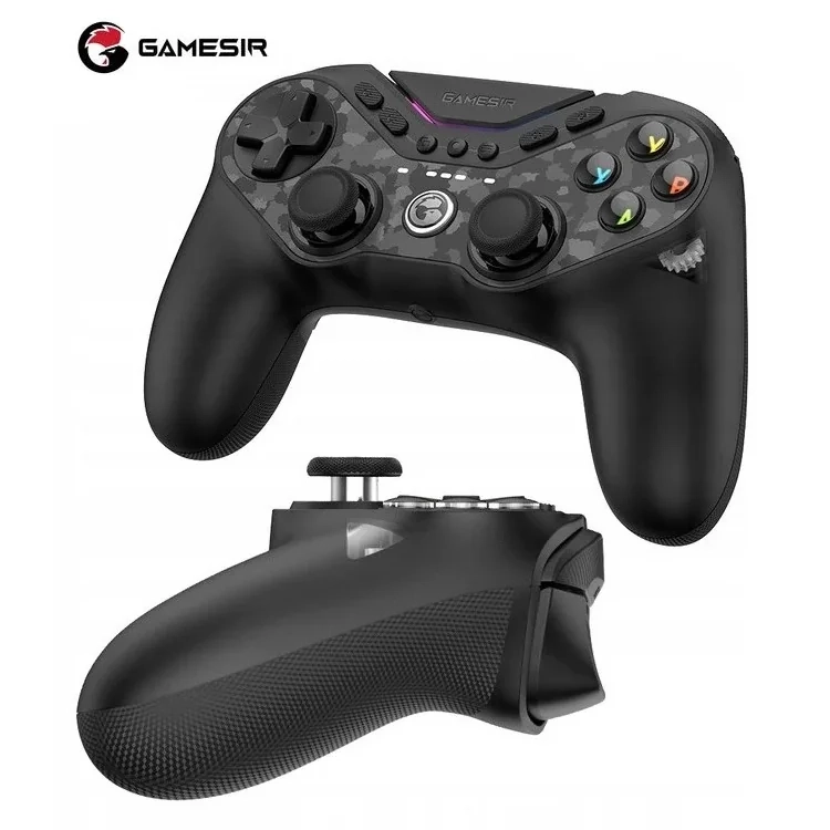 Kontroler GameSir Tarantula Pro w dwóch ujęciach