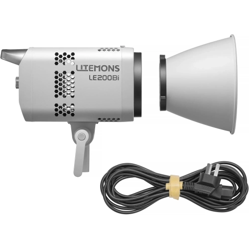 Lampa Godox LE200Bi z reflektorem i przewodem AC z zestawu