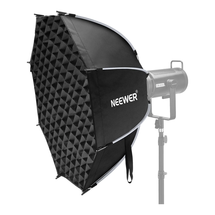 Softbox oktagonalny NEEWER 90 cm z gridem na lampie studyjnej