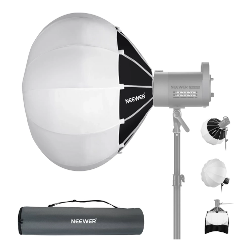 Softbox lantern NEEWER NS90L na lampie, z torbą i osłoną