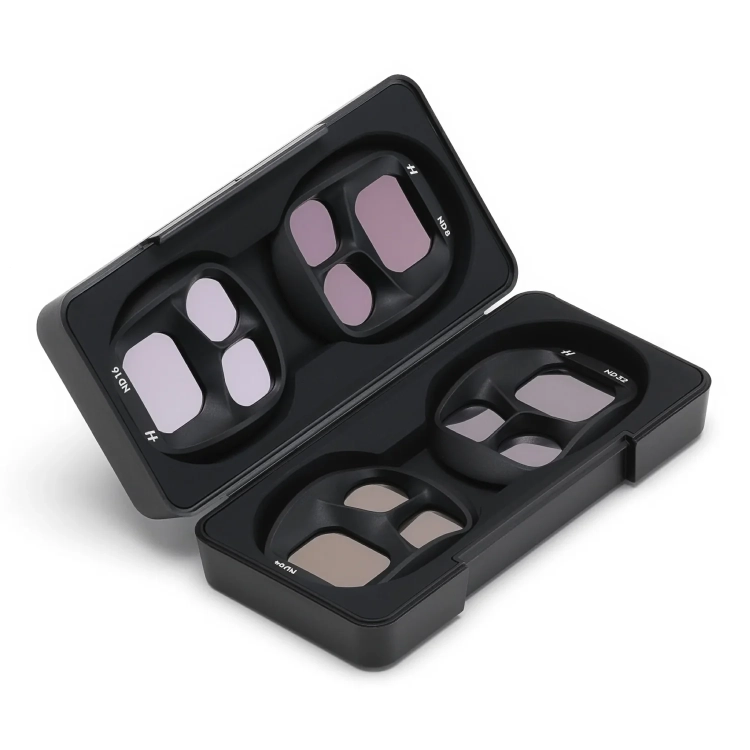 Filtry ND8, ND16, ND32 i ND64 do drona DJI Mavic 4 Pro w etui
