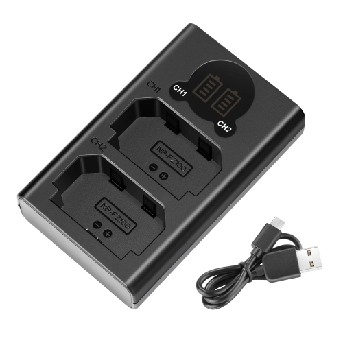 Ładowarka podwójna NEEWER DL-FZ100 z kablem micro-USB