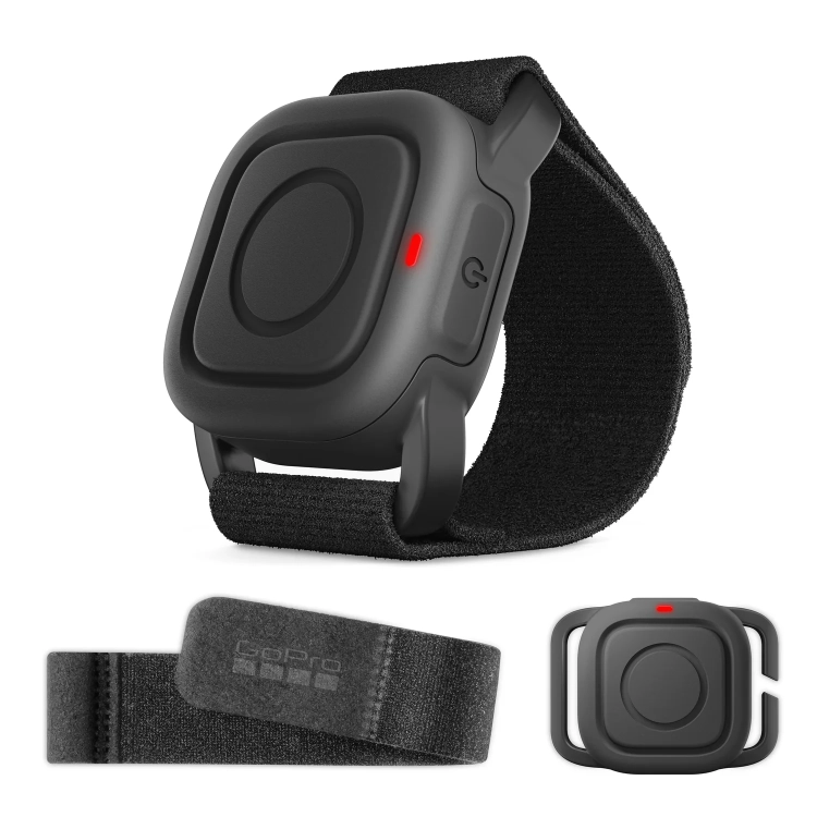 Wodoszczelny pilot migawki GoPro z opaską na nadgarstek i klipsem