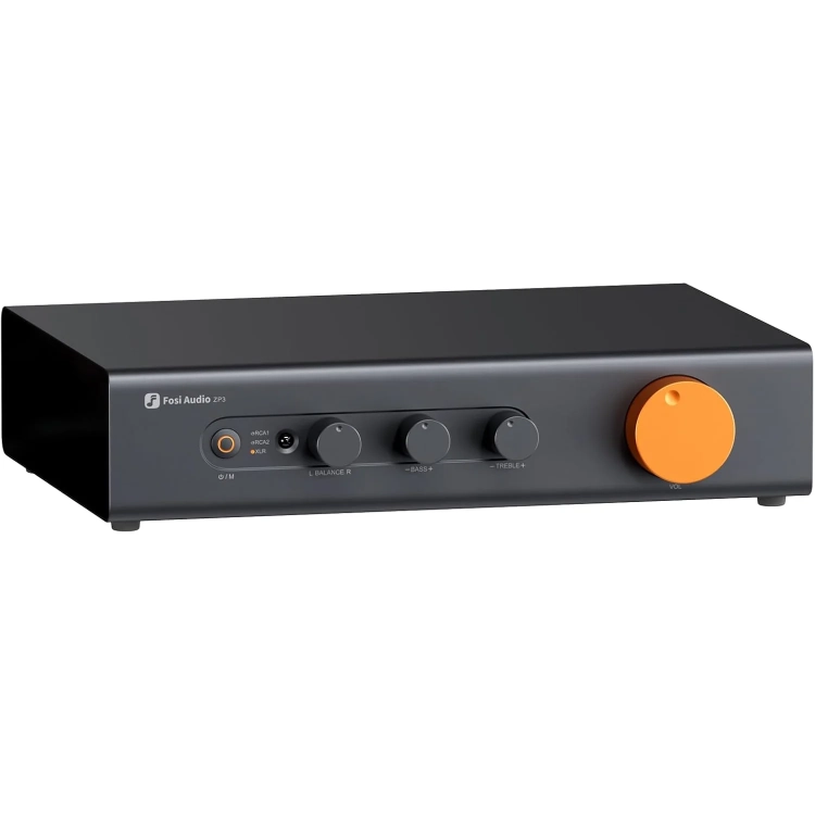 Zbalansowany przedwzmacniacz Fosi Audio ZP3 od przodu