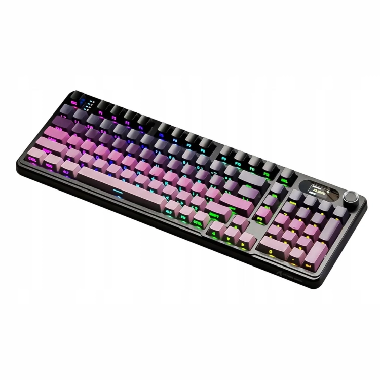 Klawiatura mechaniczna ATTACK SHARK X98 PRO RGB Blackberry / Pink z podświetleniem