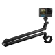 Wysięgnik GoPro Boom z mocowaniem na kierownicę i kamerą GoPro