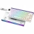 Biała klawiatura magnetyczna Attack Shark R85 HE White Contour z podświetleniem RGB