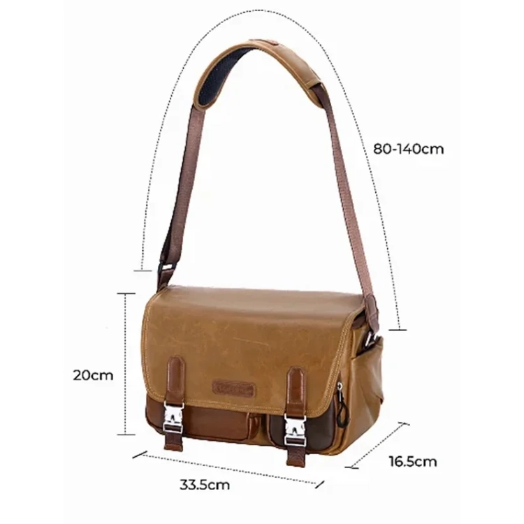 Wymiary torby K&F Concept KF13.142V1: 33,5 x 20 x 16,5 cm