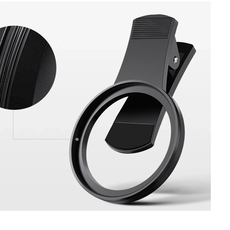 Klips K&F Concept z gwintem 52 mm do mocowania filtra na telefonie