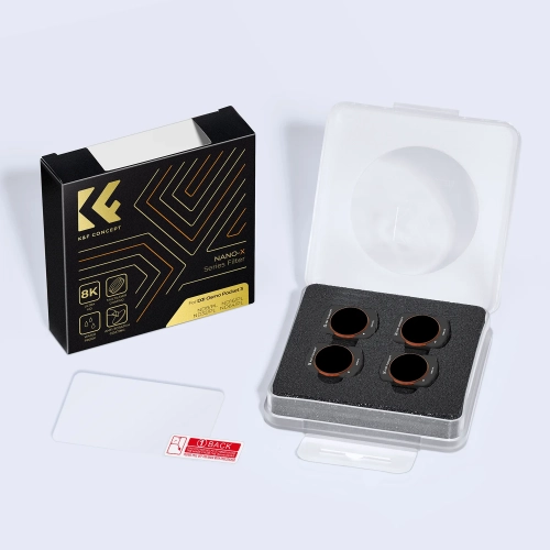Opakowanie filtrów K&F Concept do Osmo Pocket 3 z czterema filtrami