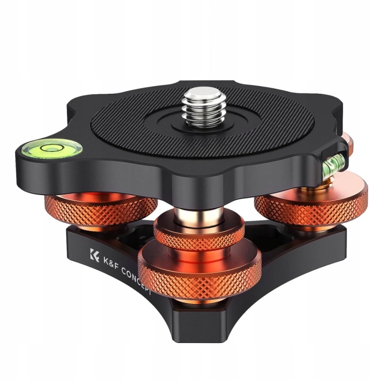Baza poziomująca K&F Concept LP-48 z trzema pokrętłami