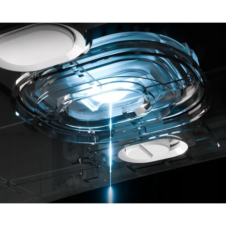 Sensor PixArt PAW3950MAX pod obudową myszy Attack Shark V8