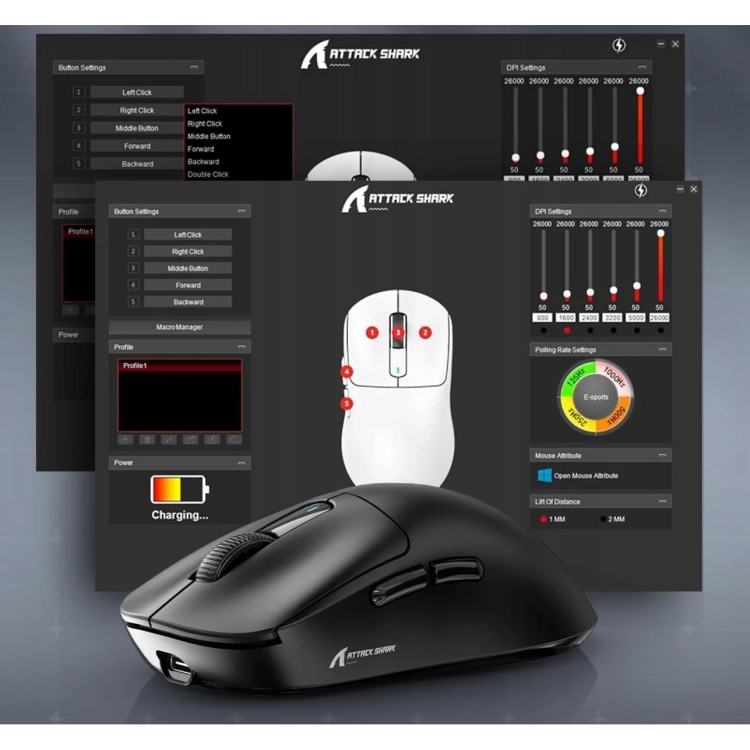Program Attack Shark do ustawień myszy X3 PRO