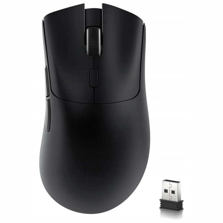 Czarna Attack Shark R1 i odbiornik USB