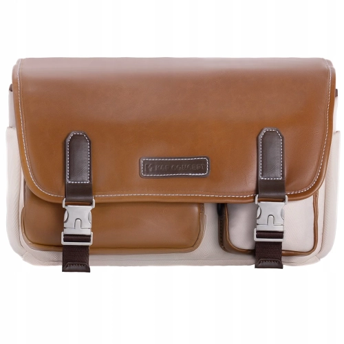 Torba fotograficzna K&F Concept KF13.142V2 jasnobrązowa, przód