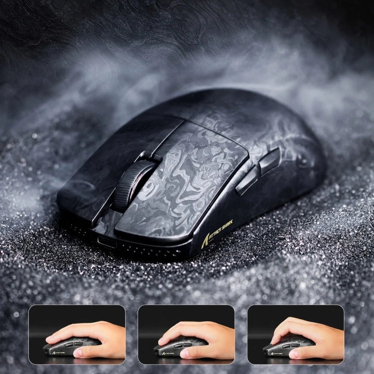 Sposoby chwytu myszy Attack Shark R11 Ultra