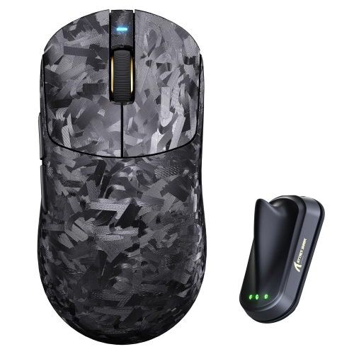 Czarna mysz Attack Shark RS3 Ultra z odbiornikiem 8K