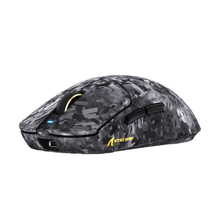 Czarna Attack Shark RS3 Ultra od przodu