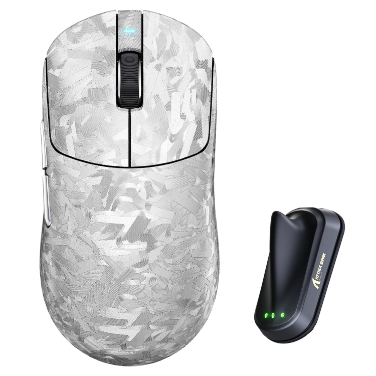 Srebrna Attack Shark RS3 Ultra z odbiornikiem 8K