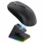 Czarna Attack Shark X6 na stacji ładującej RGB