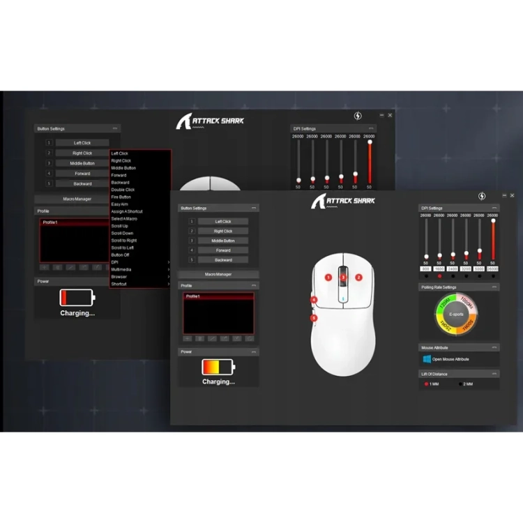 Program Attack Shark do myszy X6